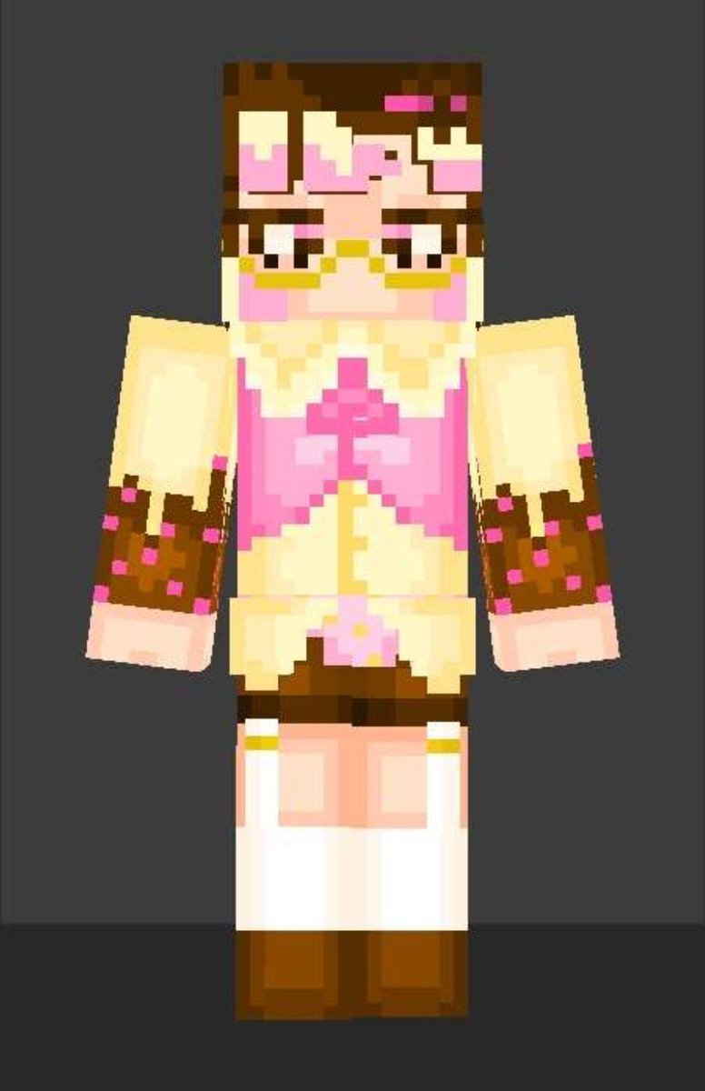summeribbon's tweet photo. Minecraft skins of my ocs bc is fun doing it https://t.co/LKw1jTFUO2