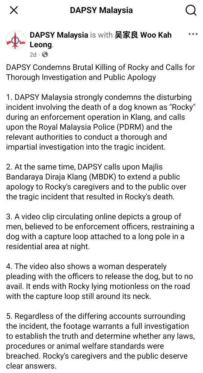 ZacZakirin13's tweet photo. DAP ni pasal sekor anjing dia kemain bersuara sedangkan anjing tu yg menjadi ancaman pd masyarakat.

Tapi bab kuil haram, menceroboh hak rakyat etc, sampai hari ni dia masih berdiam diri.

Lepas tu heran, kenapa org Islam tak nak DAP. https://t.co/N1fV6QgrIf