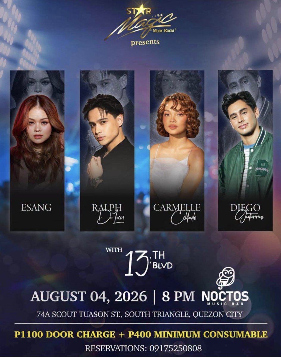maem_nods's tweet photo. Ngayon lang nag-sisink in sa akin na hindi nga lang pala si @carmelle_lite magpeperform mamaya sa Noctos 😅 See you tonight! 🙌🏻💗 https://t.co/PpgsAozqLD