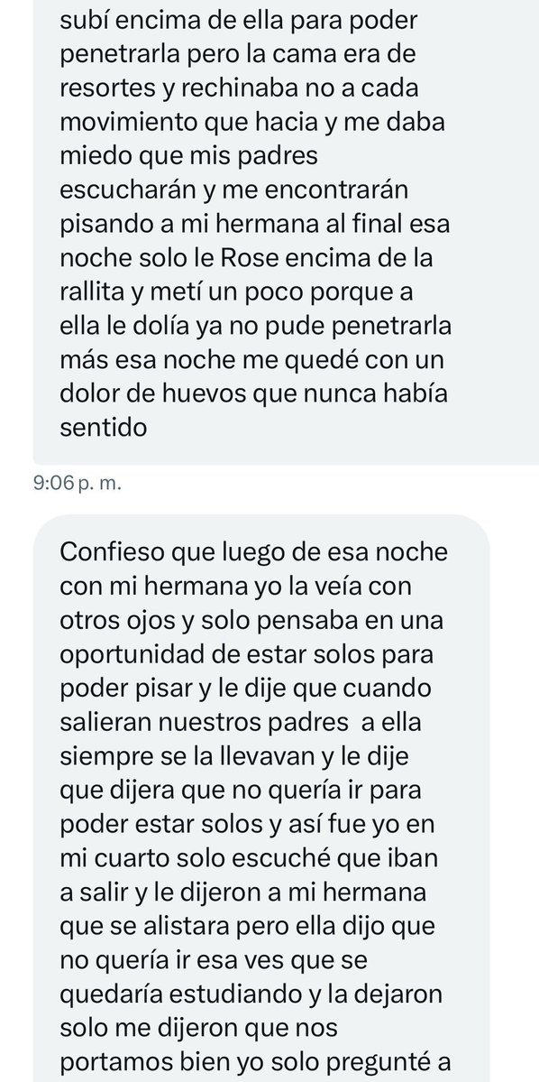 confiesate503's tweet photo. Fui el primer hombre de mi hermanita

#RelatosCachondos 
#RelatosGay
#RelatosChaqueteros https://t.co/pvlvc6tyXF