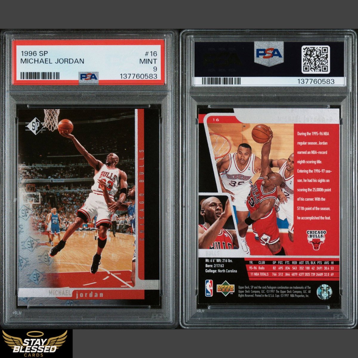 StayBlessedCard's tweet photo. $175 shipped

1996 SP
#16 MICHAEL JORDAN https://t.co/sHnbR3FkAh