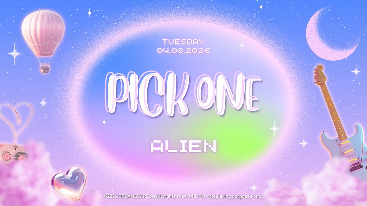 DREAMSCAPEca's tweet photo. ㅤ

                     𝐃𝐑𝐄𝐀𝐌𝐒𝐂𝐀𝐏𝐄 
                 𝐀𝐍𝐍𝐎𝐔𝐍𝐂𝐄𝐌𝐄𝐍𝐓

Review your journey and prepare for departure. 

Mission Window: Pick One.
Crew: 👽
Departure: 10.00 WIB. 🚀

𝑅𝑒𝑝𝑜𝑠𝑡 𝑡𝑜 𝑗𝑜𝑖𝑛.ᐟ 

ㅤ https://t.co/n2Eck57VMe