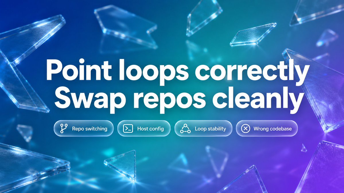 ChronoAI_HQ's tweet photo. A hardcoded repo root can send a builder's multi-agent R&amp;D loop into the wrong codebase. Consensus Loop reads the root from host config. Switch repos by changing config, not loop code.

#AIAgents #MCP #DevTools
https://t.co/G8IjztgP2z https://t.co/q8Tq7taeQg