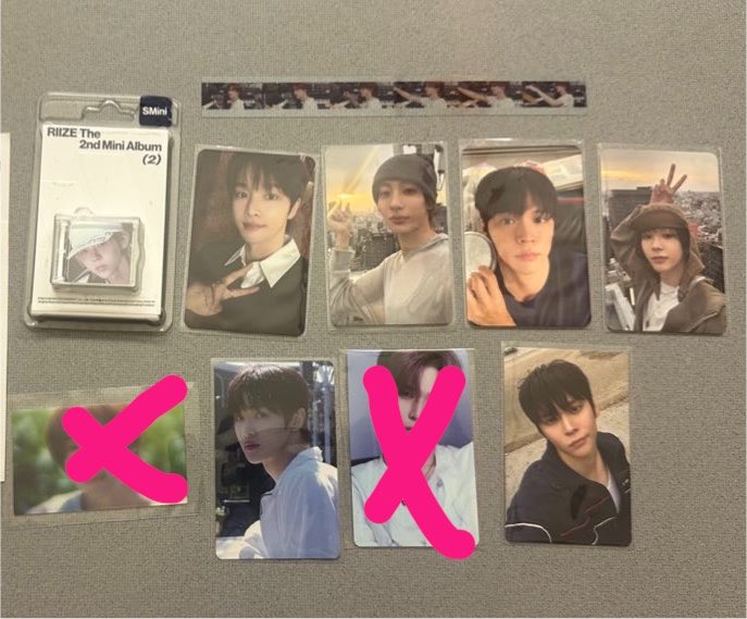 cokiii__11's tweet photo. RIIZE 交換 II アルバム ラキドロ トレカ 特典

譲）1枚目

求）2 3 4枚目+ポストに続きます⬇️
SMini →ウォンビン
フィルム→Bver.ウォンビン

お気軽にお声掛けください🙏🏻
郵送のみ📮 https://t.co/3jS35LyLgi