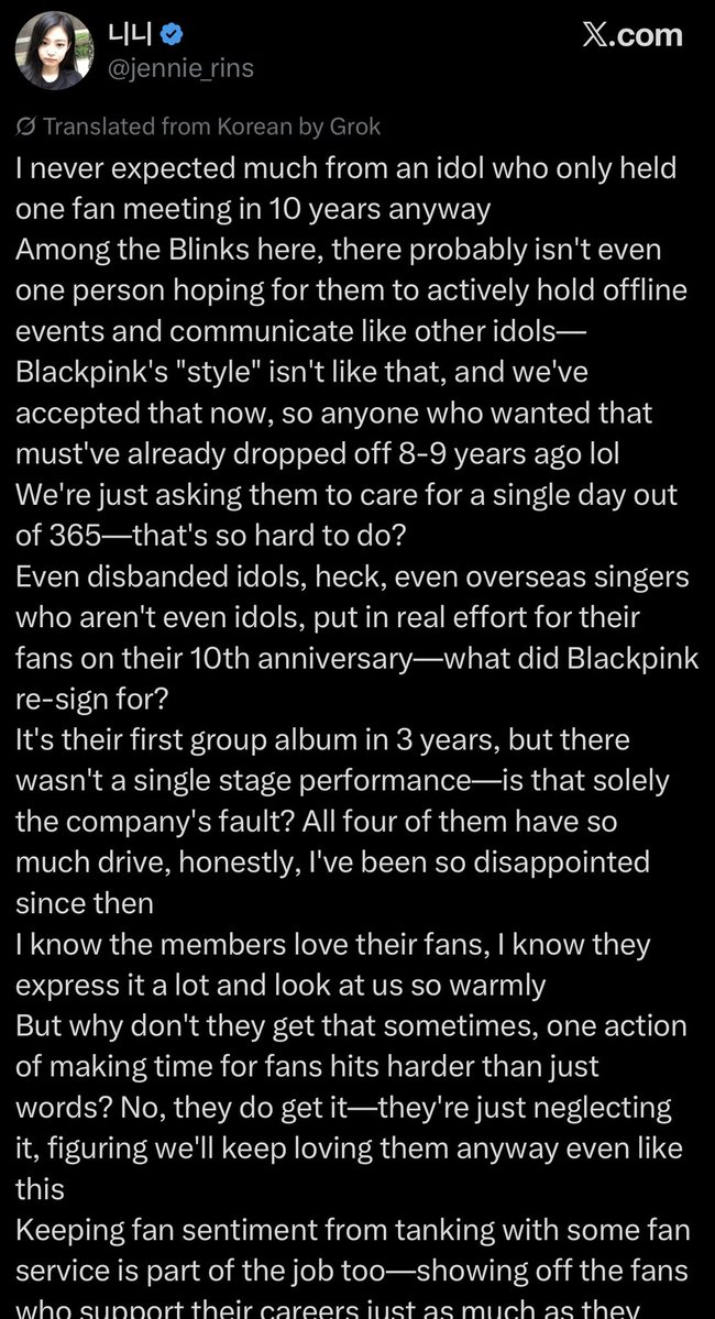 honorslisa's tweet photo. you know it’s bad when k blinks are losing it https://t.co/KJVwWmv4ak