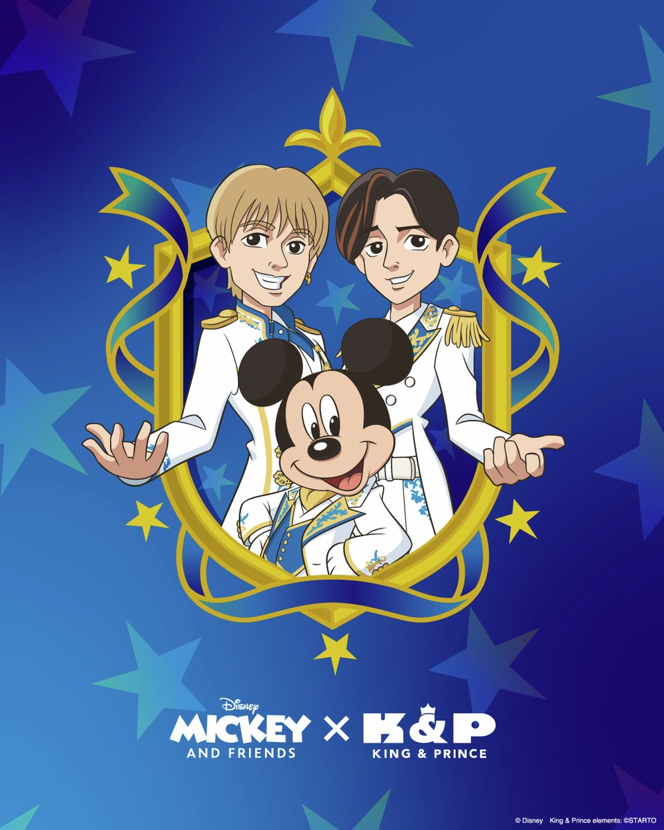 disneyjp's tweet photo. Mickey & Friends × King & Prince
POP-UP SHOP「MAGIC STAGE」に
新ビジュアル「DREAM」のグッズが登場👑

今回用に描かれた特別なアートも☆

グッズは以下のPOP-UPにて展開予定
📍タワーレコードあべのHoop店
📍タワーレコード渋谷店
📍Disney SUMMER POP-UP SHOP（心斎橋パルコ）

グッズ情報や入場方法など詳細はこちら👇
https://t.co/31jgjd110A

#ミッキーxキンプリ #ミッキー #KingandPrince