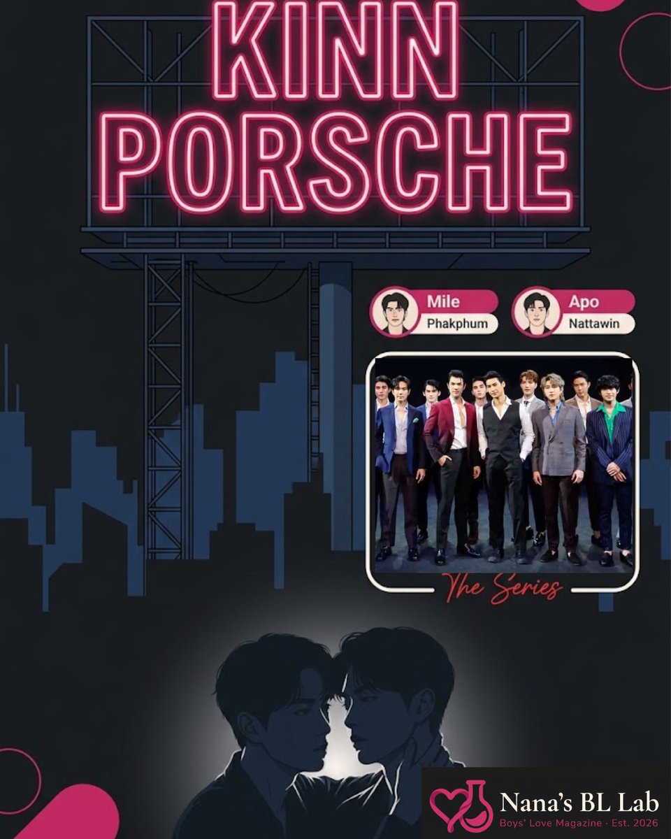 NanaBlLab's tweet photo. Reseñamos KinnPorsche: The Series 🧪💗 El BL que reescribió las reglas del género... ¿se gana el 9.2/10 que le dimos? 👇
 https://t.co/qxe9hhzXT3

#KinnPorsche #BLThai #TopTapMinLee https://t.co/H7UYQorcI9