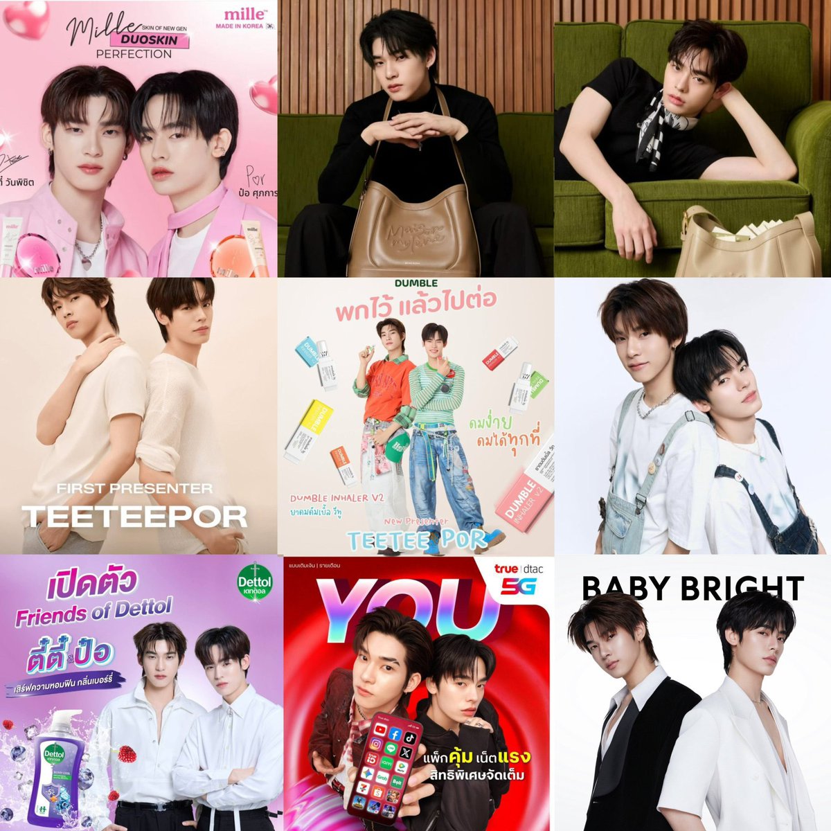 5percentmarch's tweet photo. Presenter of Mille
Presenter of Maison Mylene
Presenter of Skin Editor
Presenter of Dumble
Presenter of Jarinya
Friends of Dettol
Presenter of True 5G
Presenter of Baby Bright Make up 
Friends of Benutra
Presenter of Acnolab
Presenter of The face Shop
Presenter of Dr.Pong https://t.co/90oQqEf6s5