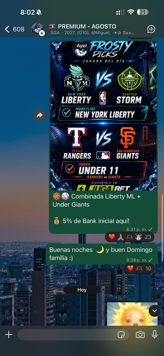 Frosty701's tweet photo. Reto All - In GRATIS GANADO ✅

💰 $10,000 ——> $111,683.36 en un solo día 

Premium GANADO ✅

Invictos, nuestras últimas 9 jugadas Premium han sido verdes ✅ y mañana iremos por ese 10-0 :) 

Gracias por su apoyo familia ❤️‍🔥☃️ aquí si ganamos de verdad no pendejadas https://t.co/VJtl7DbHgU