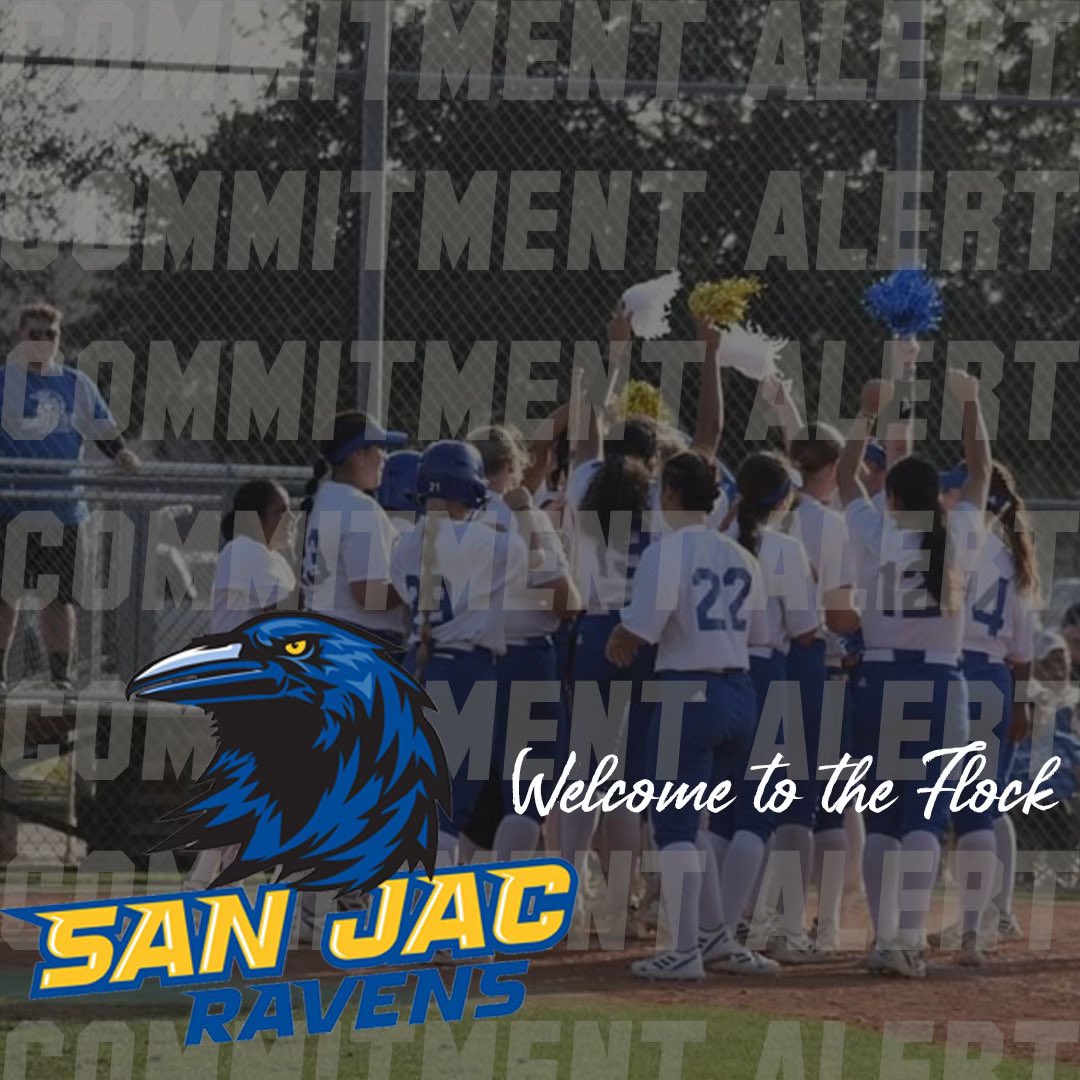 SanJacSoftball's tweet photo. Another Raven is on the way! 🐦‍⬛🥎
A game changer in every phase of the game. Dominant in the circle, versatile in the outfield, and a force at the plate we can't wait to see the impact she'll make at San Jac.💙🥎  #GoRavens #FlockEm #Committed https://t.co/5W3Jfk4KMX