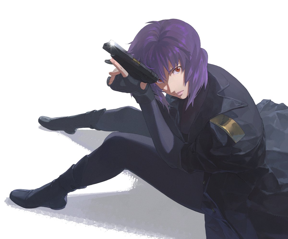 CyberpunkAnime's tweet photo. Ghost in the Shell: Stand Alone Complex (2002)

Motoko's piercing gaze, absolute precision in her grip on that weapon. The iconic purple hair styled with sharp, confident lines—classic SAC tactical elegance. https://t.co/LYw3hp7EXt