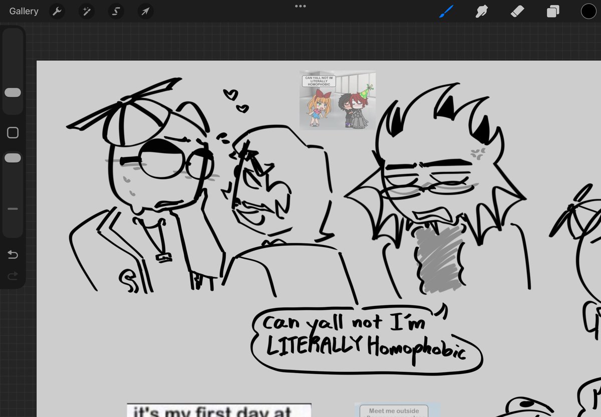 JustVibes125445's tweet photo. Idk what’s wrong with me but have some shitpost doodles #smii7y #kryoz #bigpuffer #pezzy #blarg #grizzy #elasticdroid https://t.co/lJIkdcDmrJ