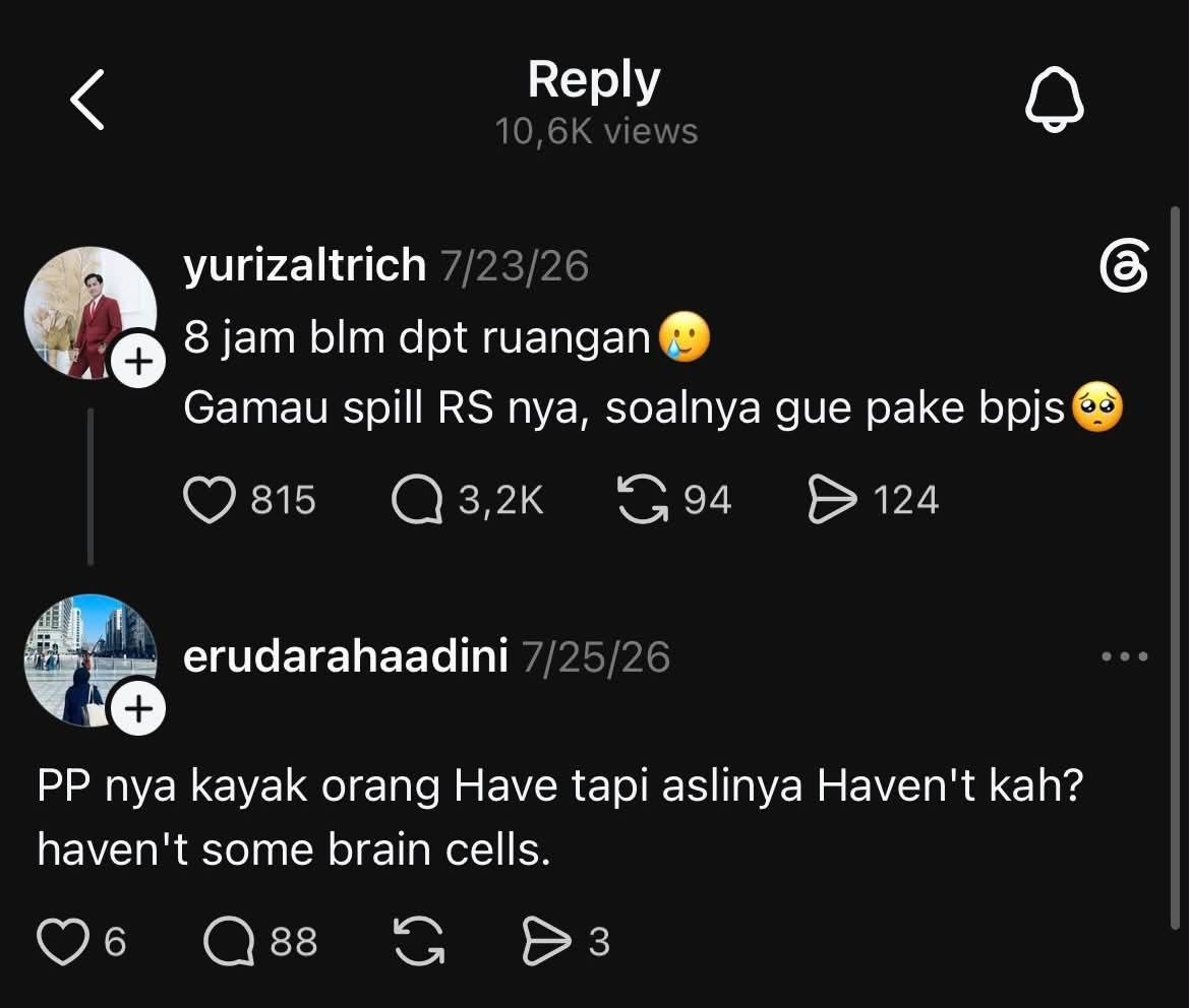 cenblubaik's tweet photo. Di sosmed sebelah lagi rame banget nakes dan dokter ngehujat pasien BPJS yang ngeluh karena sudah tunggu 8 jam, tapi belum masih dapat kamar juga. Dilihat dari keluhannya sih masih normal & manusiawi bgt (ga ada kata kasar), tapi yang bikin kaget tuh komentar dari para dokter dan nakes.

Banyak yang ngatain g*bl*k, gapunya otak, dll. Sekarang pasien yang ngeluh sudah meninggal. Ujung2nya setelah viral apa? Yak lagi2 minta maaf 🗿
Ini salah satu dokter dr. Elda Putri Rahardini, M.D., Ph.D., alumni UGM dan penerima beasiswa LPDP yg typingnya jahat bgt