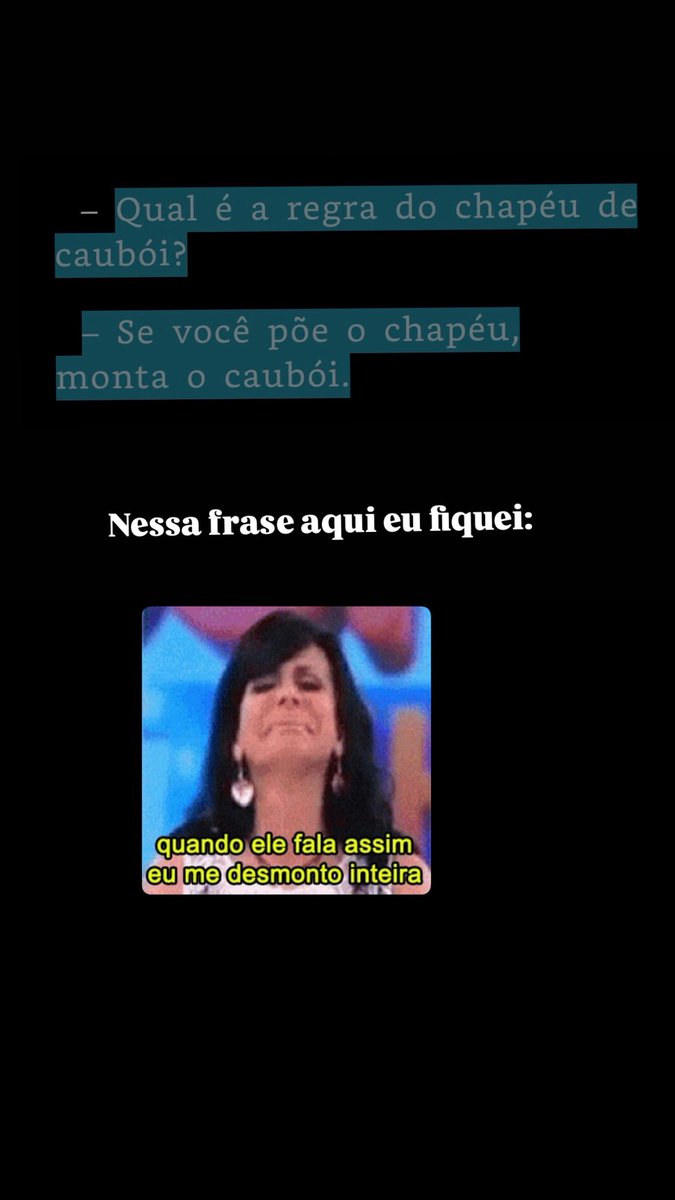 estanteleituras's tweet photo. Essa frase aqui ó 🫦🫦🫦🫦🫦🫦 https://t.co/y6Fn3LsuVo