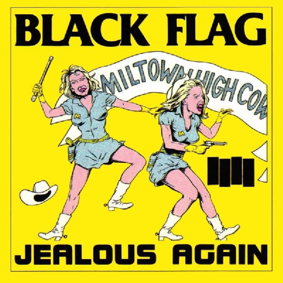 PunkRockStory's tweet photo. 46 years ago
Jealous Again is the second EP by American hardcore punk band Black Flag, released August 1980 on SST Records.

Cover Art by Raymond Pettibon

#punk #punks #punkrock #hardcorepunk #blackflag #jealousagain #history #punkrockhistory https://t.co/6FavJWPMTu