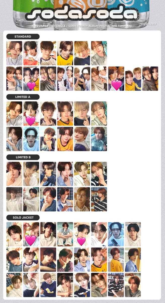xjll32's tweet photo. TWS soda soda トレカ ユニットトレカ 通常版 ラキドロ hmv オンライン 交換

譲 画像1枚目 シニュ ヨンジェ ハンジン ジフン ギョンミン マッマクズ ケッモンズ パントズ
求 画像2枚目🩷、3枚目×以外

比率違い◎ 郵送のみ📮
お気軽にお声がけください🙇🏻‍♀️ https://t.co/9UzgqbaMv4