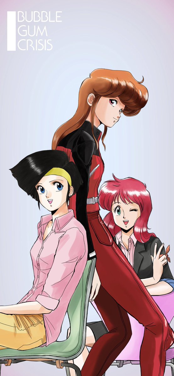 CyberpunkAnime's tweet photo. Bubblegum Crisis (1987)

Those Knight Sabers, pure 80s OVA fire! Crisp linework and those iconic voluminous hairstyles truly define the era, framed perfectly by a gradient that makes their cyber-chic pop. https://t.co/harg26HJau