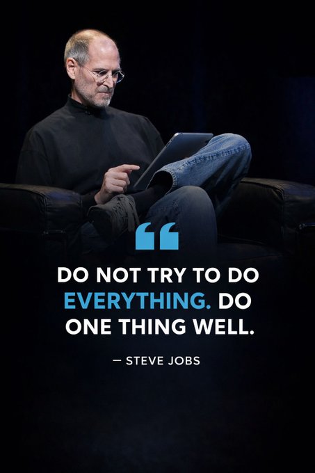 CuriousMindsHub's tweet photo. - Steve Jobs https://t.co/1VcM07G2mf