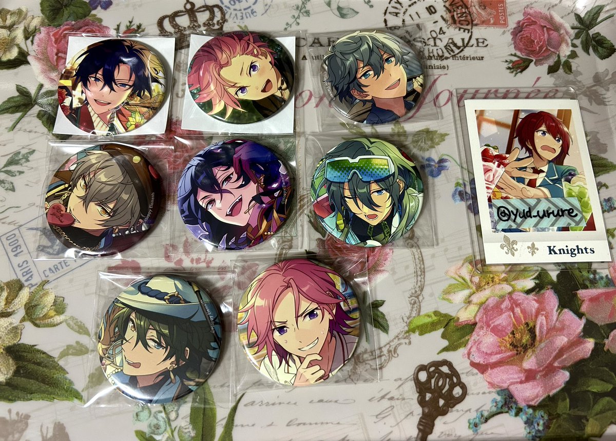 yud_urure's tweet photo. 【交換】あんスタ コレクション缶バッジ コレ缶 2026 Apr. Idol side

譲：桃李、スバル4、一彩4、ニキ4、過去弾北斗、零、晃牙、泉、みか、こはく、
求：Apr.i司

郵送、8/11京都手渡し。ニキ1点は画像2枚目のようになっておりますので、問い合わせ後の交換です。 https://t.co/TKa3wb6ZHE
