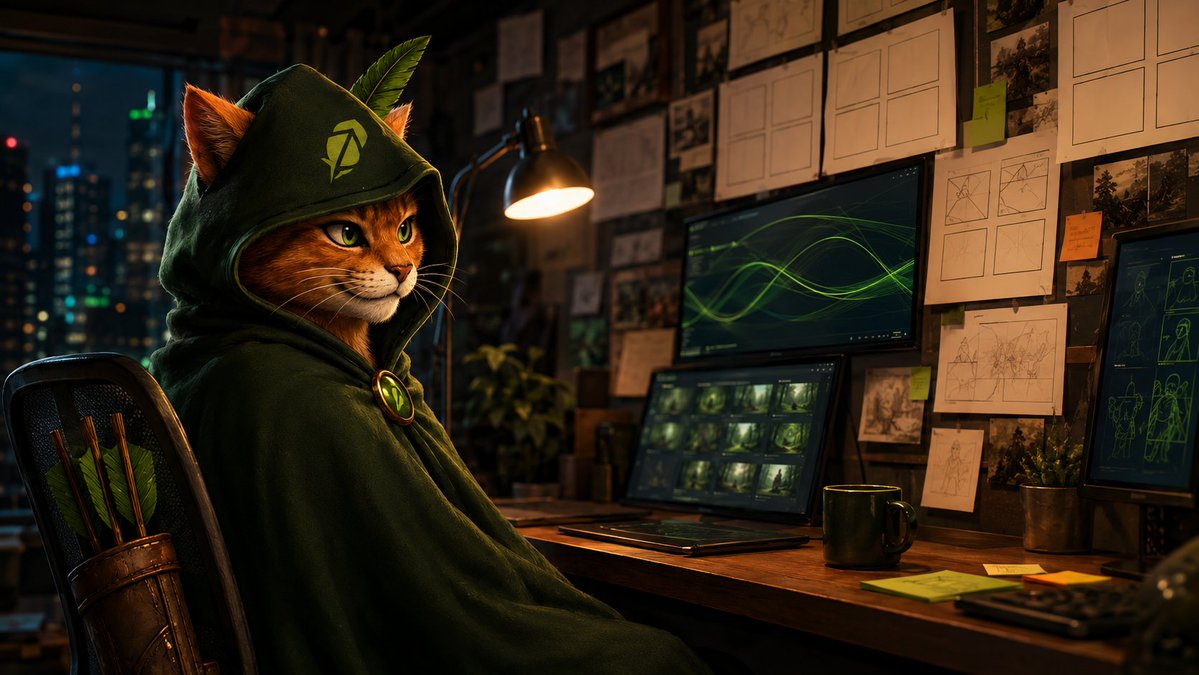 RobinPuss's tweet photo. The account may go quiet for a minute.

The work does not.

Robin's night shift is just getting started. 🏹

#PUSS https://t.co/Nz6rqHwtjt