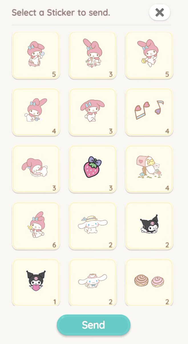taenyangie's tweet photo. wtt sea server free gratis 💟

aku ada beberapa sticker my melody, kuromi, cinnamoroll free trade. boleh langsung reply atau add 3s944ptw dan mail ajaa mau yang manaaa :3 https://t.co/v8jAugRkHU