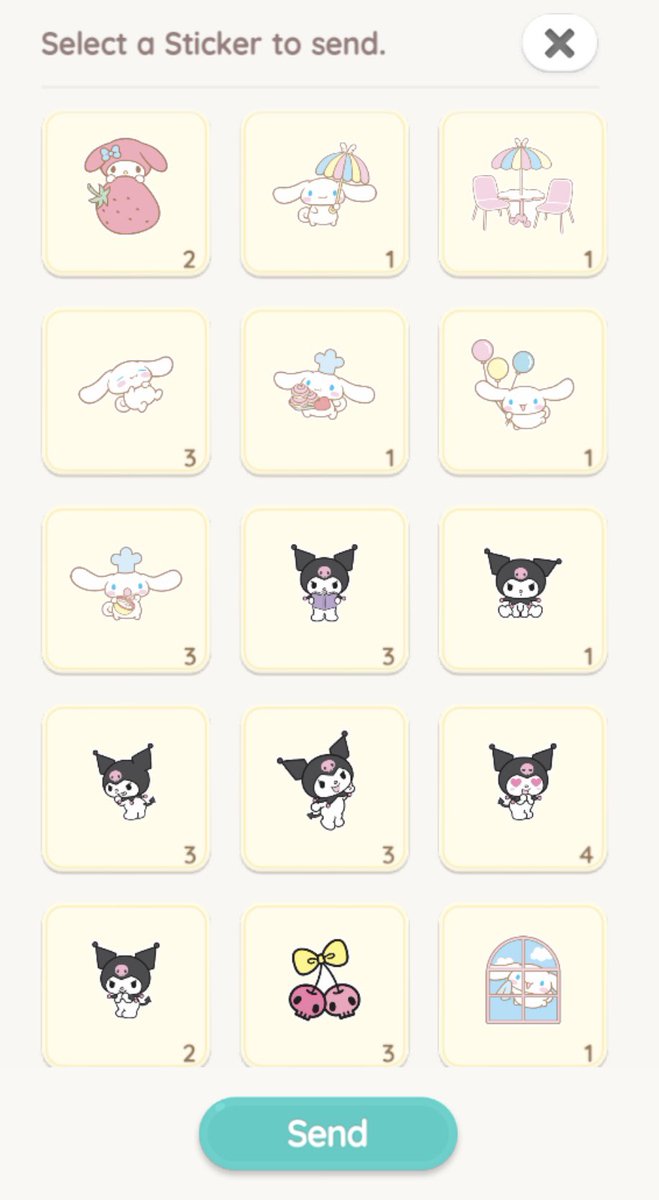 taenyangie's tweet photo. wtt sea server free gratis 💟

aku ada beberapa sticker my melody, kuromi, cinnamoroll free trade. boleh langsung reply atau add 3s944ptw dan mail ajaa mau yang manaaa :3 https://t.co/v8jAugRkHU