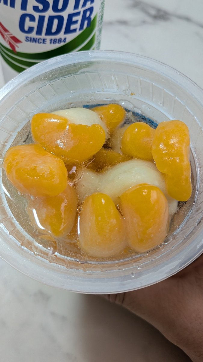 uryo1112's tweet photo. セブンイレブンで作るフルーツポンチ死ぬほど美味い https://t.co/izKuWhtom8