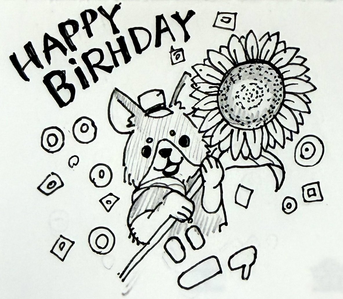 FSOULcom's tweet photo. 8月3日はおかのうえミルクの代表社員の
シィ誕生日
お花はひまわり🌻
#おのしま日記 https://t.co/brDhnyRaZf