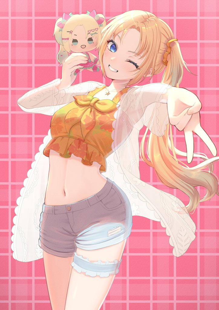 Noginogiro's tweet photo. ドンキコラボのルリちゃん
 #蓮ノ空美術部 https://t.co/HLefQ270W1