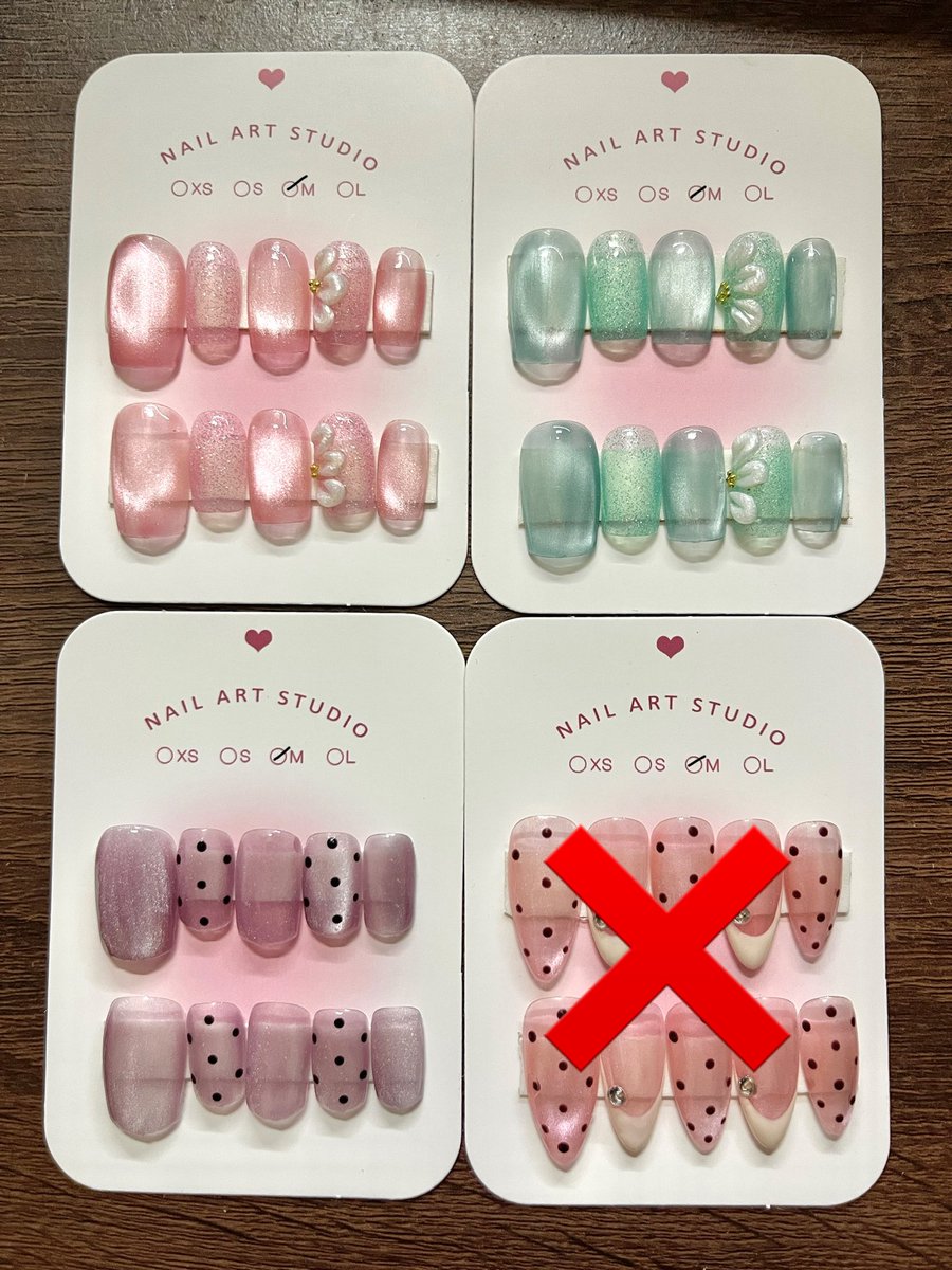 milkypair's tweet photo. 𐙚 เล็บปลอม พร้อมส่ง ₊˚⊹

—   39฿     🚗  ค่าส่ง 40฿
( แถมกาวน้ำ ตะไบ )

#เล็บเจล #เล็บปลอมสําเร็จรูป #เล็บปลอม #เล็บปลอมราคาถูก #เล็บเจลสำเร็จรูป https://t.co/9notuByFzx