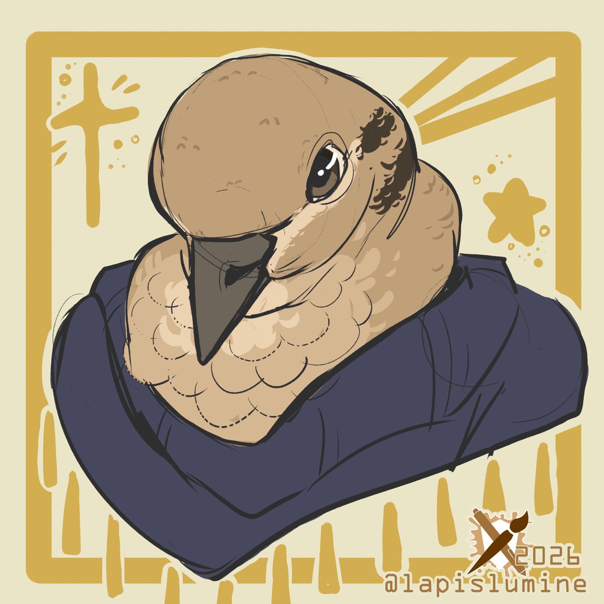 lapislumine's tweet photo. artfight attack 20/21. for @nocturn_byrd 
#artfight #oc #bird https://t.co/AxpcXZaG9Q