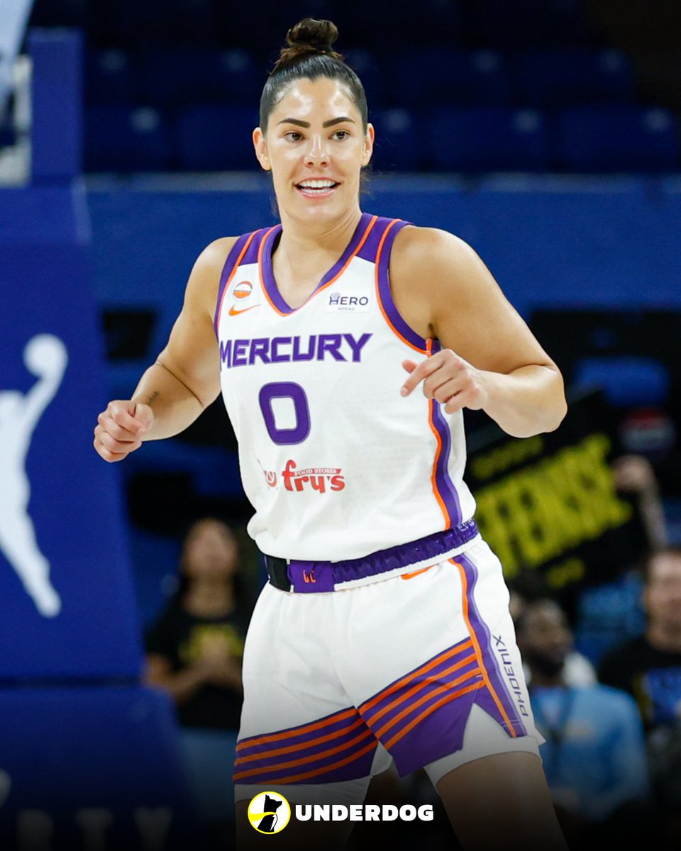 UnderdogWNBA's tweet photo. Kelsey Plum in Mercury debut:

20 PTS
4 AST
6-10 FG
3-5 3PT

in 20 minutes off the bench. https://t.co/1lntGFbysD