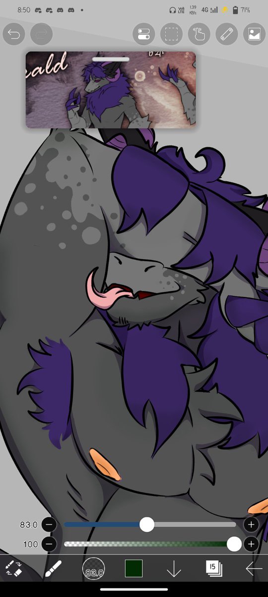 RavenousPlup's tweet photo. Commission wip (how tf do u render) 
There's also supposed to be an alt👀

#furryart #wickerbeast #bara https://t.co/lGdye3RAoc