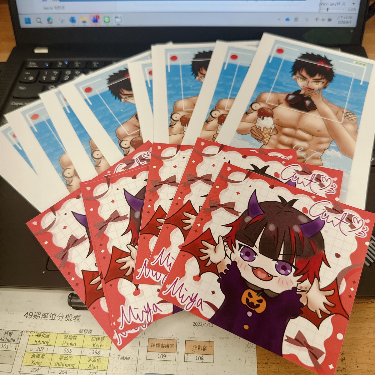 w5062511's tweet photo. CWT73 

這次認親卡少量印製
（因為沒辦法再累積庫存😭
歡迎認親
預定角是尼古喵喵🚬🐱 https://t.co/i1T7SMWsIw