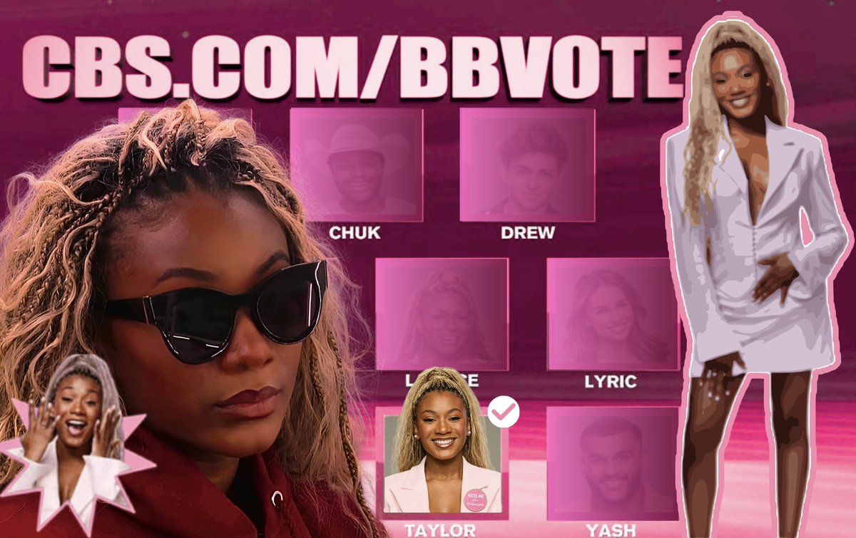 primpedbytra's tweet photo. TAYLOR NEEDS OUR HELP RIGHT NOW!
She's NOT doing well in the BB Time Capsule votes, and if we want her to have a shot at receiving a power, we HAVE TO VOTE NOW. Use ALL 15 votes! Watch the ad for 5 extra votes! Vote with every email you have !โจ๐ RT & GO VOTE๐๐ค๐พ
#BB28 #BBLF https://t.co/QK0klgvbzW