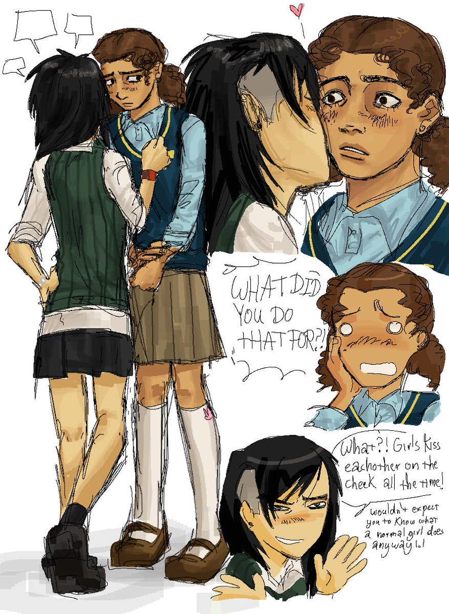 victor7angel's tweet photo. Ok my taller fem pete headcanon #kowalsmith #bully https://t.co/zNxPAirYVN