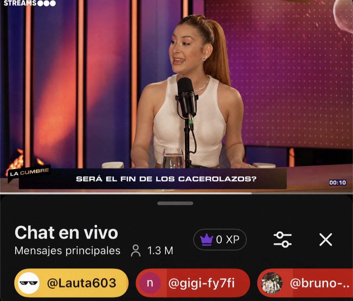 visionoficialar's tweet photo. Histórico: En un momento de la cumbre había 1.300.000 de personas mirando y escuchando a campanita.
#granhermano https://t.co/itnRj4XhEn