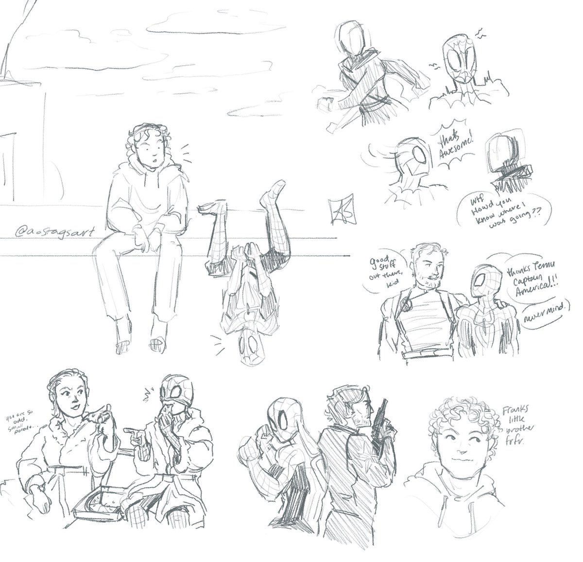 a_stagsart's tweet photo. that movie was gas and a need the tbolts to find their new little spider brother right now…they’d be so ‘loneliness is not permanent’ together! (also i miss beating up walker drop me some fics to beat him up. bonus pts voidwalker) https://t.co/qeCd2D0XHP