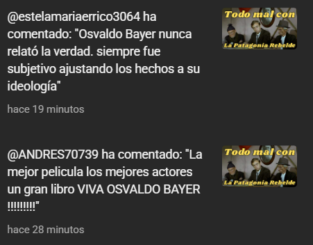 twittsdelprofe's tweet photo. Que quilombo los comentarios de este video Dios mío https://t.co/dVNRxwFwvc