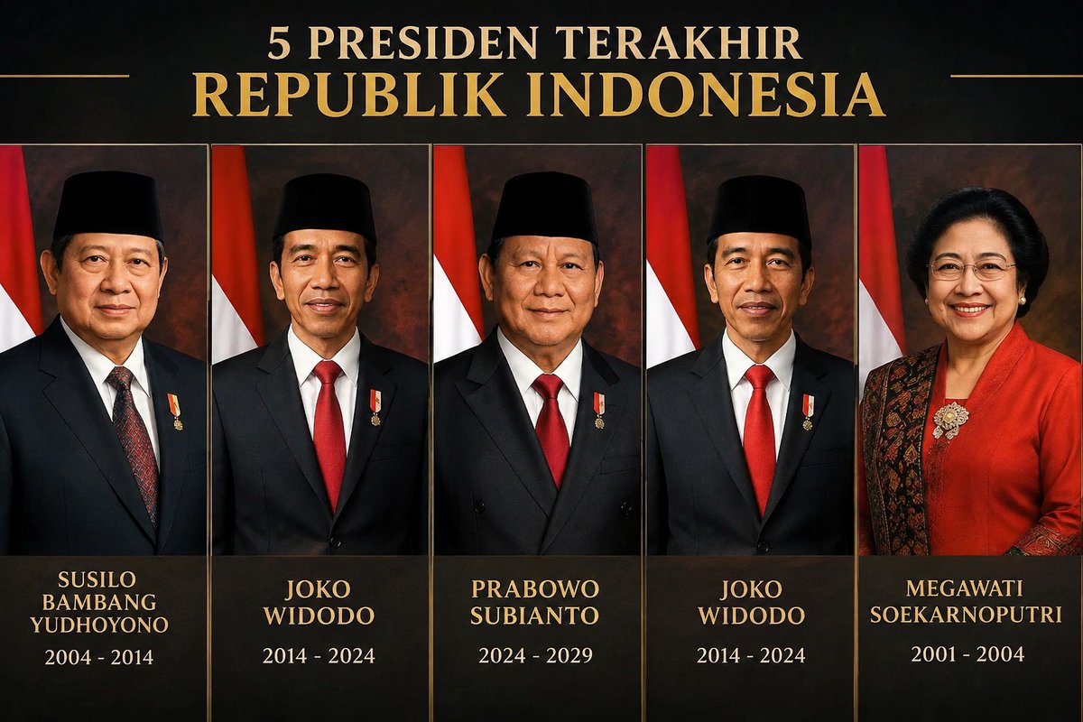 WordUnknow's tweet photo. Menurut kalian dari 5 presiden indonesia ini manakah yang paling terbaik menurut kalian ☺ https://t.co/yEaw85Iyz1