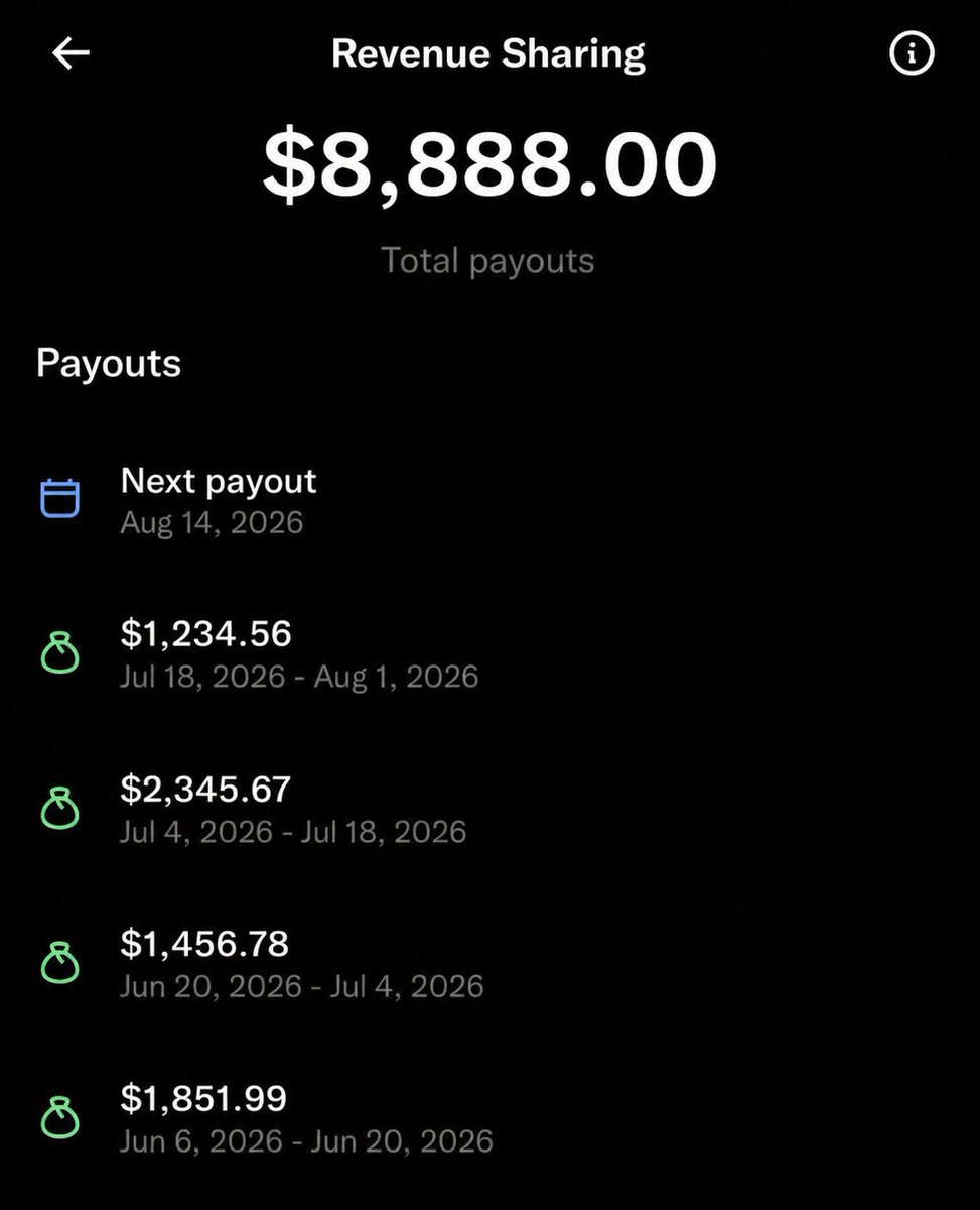 cookieriana's tweet photo. Manifesting payout $8,888 di bulan 8 ini 🍀✨ https://t.co/V7RaqGifqc