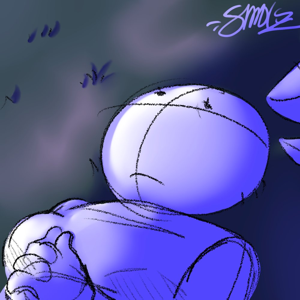 ShortBeanz's tweet photo. "Its Dark Out", just some shading practice :p 

#OC #art https://t.co/5AfJ0jJyQ0