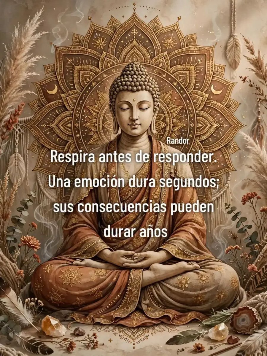 Namaste_Mandala's tweet photo. Las decisiones que más lamentamos rara vez nacen de la calma. Suelen aparecer cuando la rabia, el miedo, la frustración o el orgullo toman el control. Bastan pocos segundos  para decir palabras que hieren, perder oportunidades o elegir un camino del que luego cuesta regresar. https://t.co/2U9Sm1EVUQ