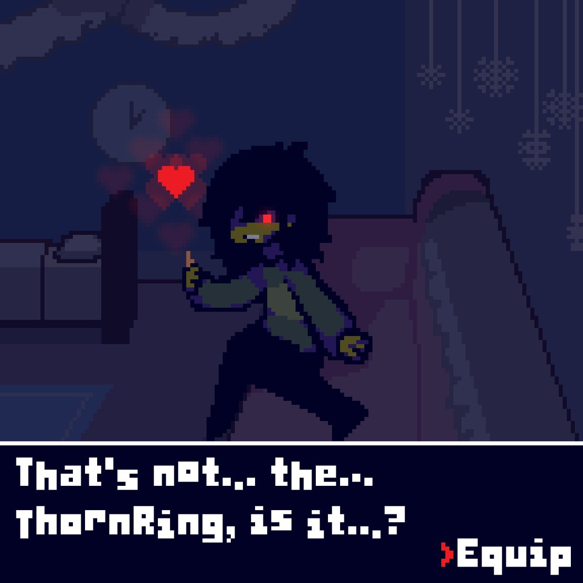 PixelCharalex's tweet photo. DELTARUNE Chapter 4 - Thorn Ring Scene (Weird Route) 
- If you like my content you can find all my social here!: https://t.co/v8X5tcQt3v
#deltarune #deltarunechapter4 #noelle #kris #pixelart https://t.co/ZnYXc0MVPU