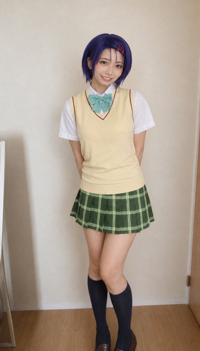 harunax007's tweet photo. いつも通り？��服学校の生徒さんと友人教師らに作成してもらいました。本当に助かります。コミケはこれでいこうか。それとも前にやったトウカイテイオーか　#コスプレ #コミケ #ToLoveる #西連寺春奈 https://t.co/CuBIRjKTTP