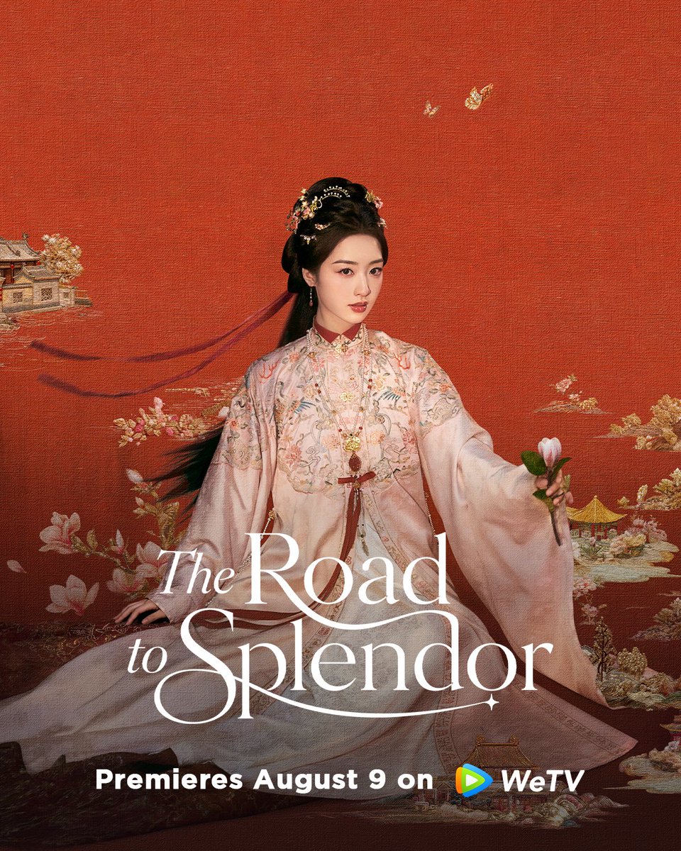 WeTVOfficial's tweet photo. No road is too hard when we walk it together. 

❤️ #TheRoadToSplendor Premieres 9 August on WeTV exclusively.

✨Starring #DingYuxi #DengEnxi (Listed in order of surname stroke count)

#花开锦绣 #丁禹兮 #邓恩熙 #WeTV
#WeTVAlwaysMore https://t.co/wwwfj79aeH