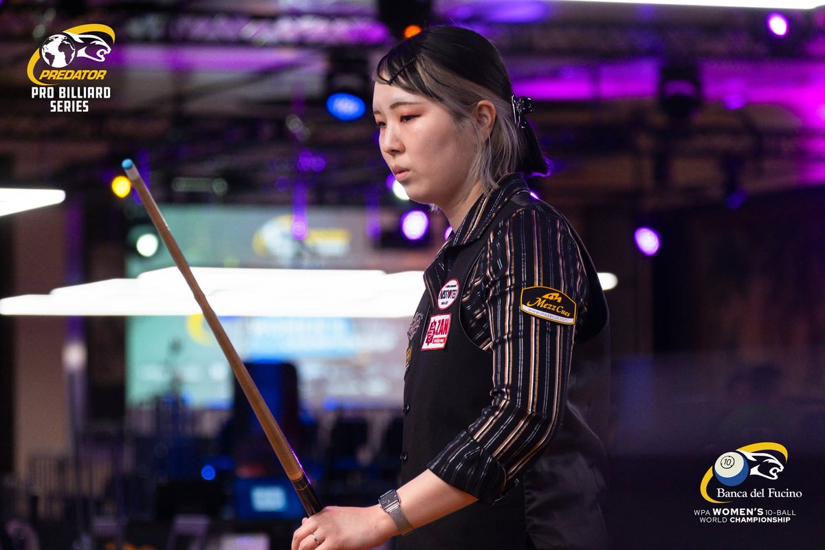CUES_BAB's tweet photo. 河原千尋、平口結貴、小西さみあが決勝トーナメント1回戦に臨む
2026 Rome, Italy情報⑦〜2026 Banca del Fucino WPA Women’s 10-Ball World Championship〜
https://t.co/MJnZJD3gwN
日本時間17時からの1回戦、河原プロと小西プロがここで対決、平口プロはルビレン・アミットと対戦します https://t.co/YHRQFiEkyi