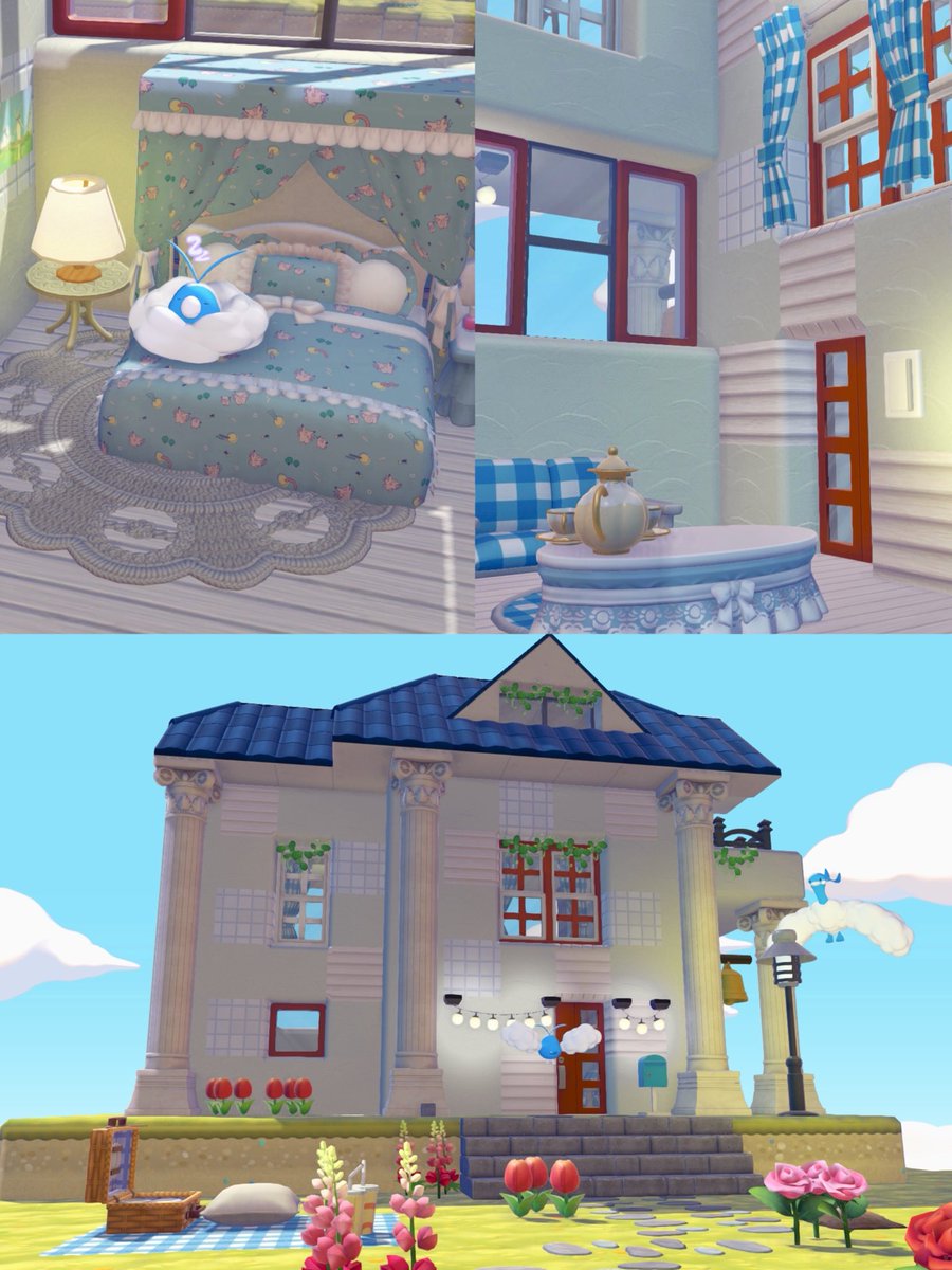 Heine_555's tweet photo. チルットとチルタリスと一緒に住むお家 https://t.co/VuzANC1XfF