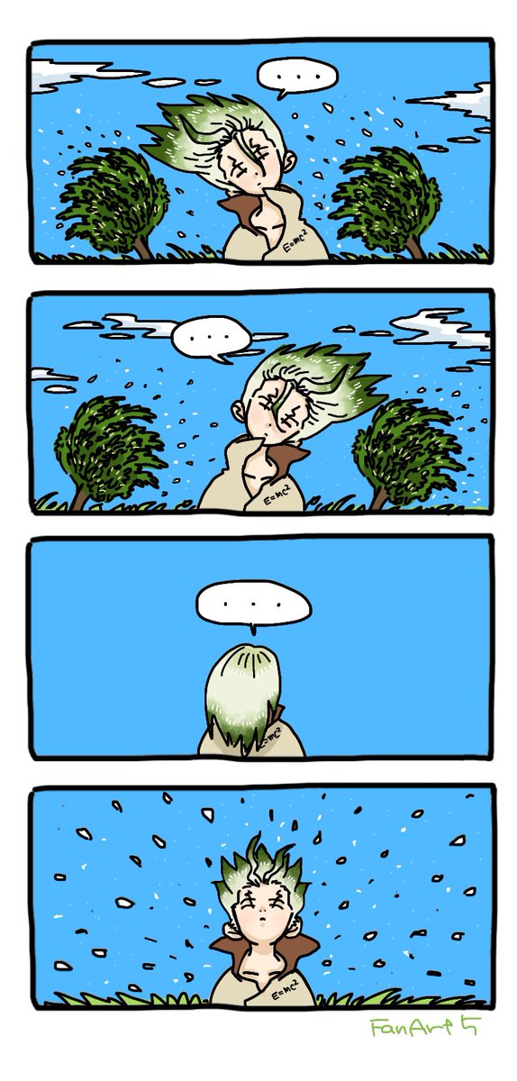 illust2022's tweet photo. 風に身を委ねる🥬 https://t.co/8e9jZGh19F