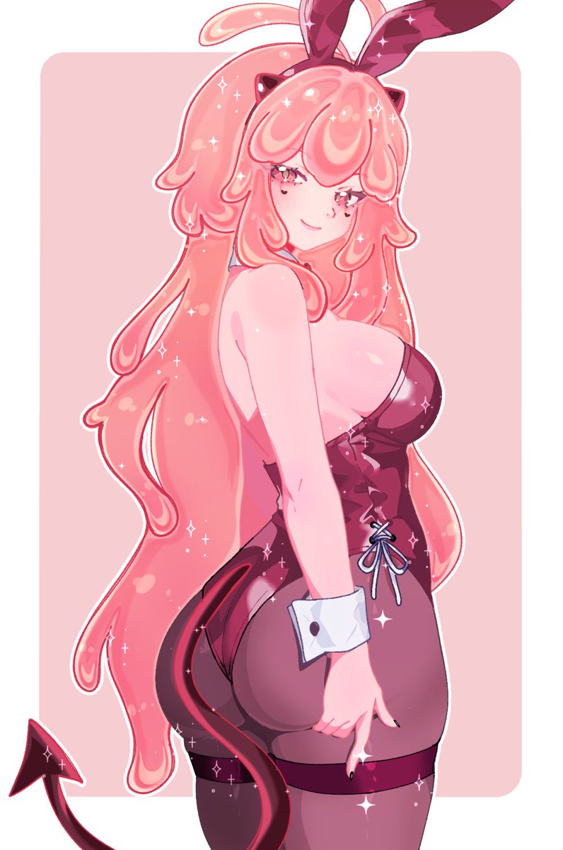 JunoJelli's tweet photo. oh no… it seems bunny day slipped my mind…

how about I slip into your room instead? 🩷
#jellink https://t.co/XHF3ly7C6O